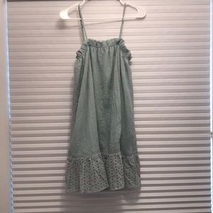 SEAFOAM GREEN SHIFT DRESS